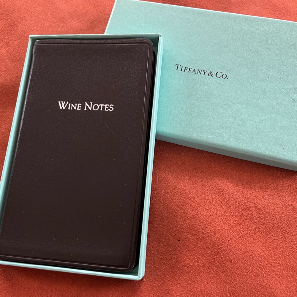 Tiffany Leather Wine Diary